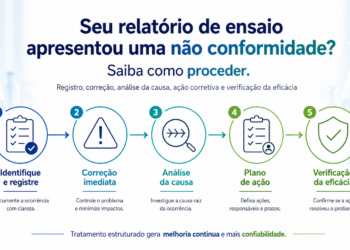 O Relatório de Ensaio apresentou uma não conformidade? Saiba como proceder
